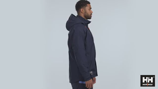 Helly Hansen Oxford Waterproof Shell Jacket - 71290 #Colour_stone-blue