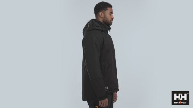 Helly Hansen Oxford Insulated Winter Jacket - 73290 product video #colour_black