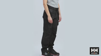 Helly Hansen Luna 4X Womens 4-Way-Stretch Construction Trousers - 77584 #Colour_black