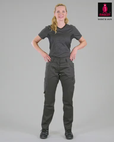 Mascot Work Trousers 18478-230 - Accelerate, Womens, Diamond Fit #Colour_dark-anthracite-grey