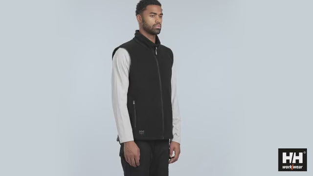 Helly Hansen Manchester 2.0 Fleece Gilet Vest - 72095 #colour_black