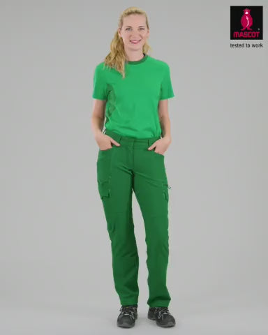 Mascot Stretch Work Trousers 18178-511 - Accelerate, Womens, Diamond Fit #colour_green