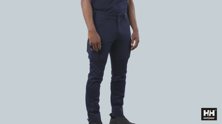 Helly Hansen Chelsea Evolution Brz Service Work Trousers - 77554 #colour_navy