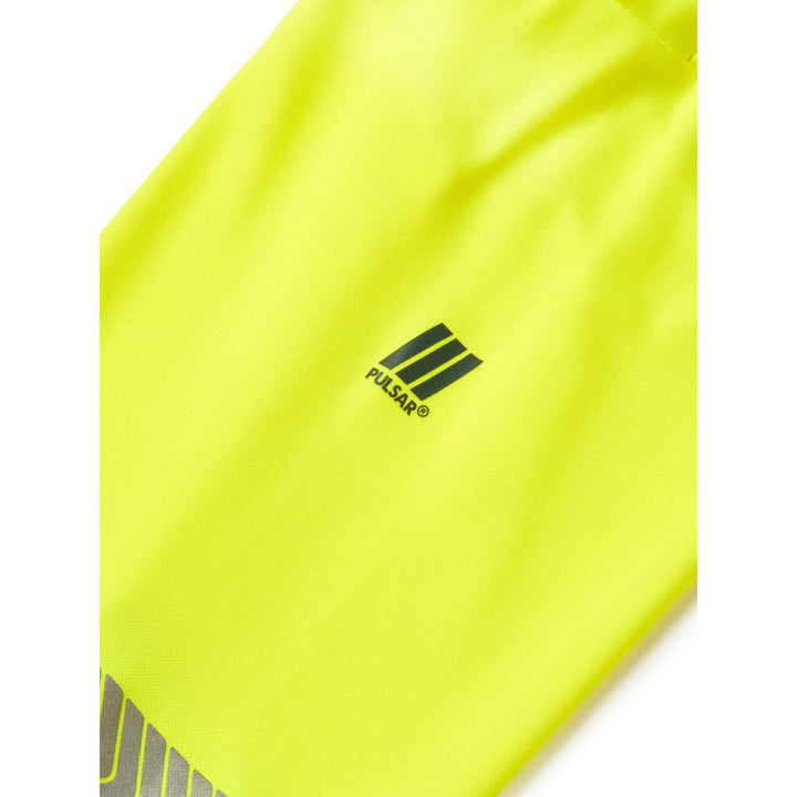 pulsar life lfe925 mens hi vis long sleeve yellow polo shirt Yellow 4 #colour_yellow