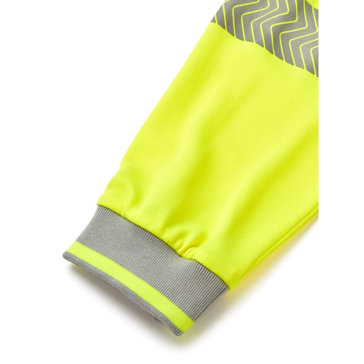 pulsar life lfe925 mens hi vis long sleeve yellow polo shirt Yellow 8 #colour_yellow