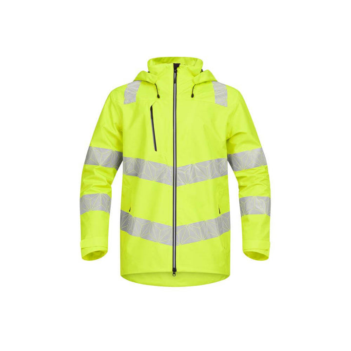 pulsar react rct800 mens hi vis waterproof yellow shell jacket Yellow 1 #colour_yellow