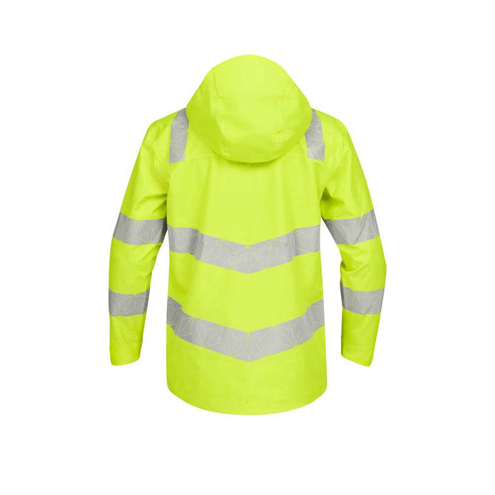 pulsar react rct800 mens hi vis waterproof yellow shell jacket Yellow 4 #colour_yellow