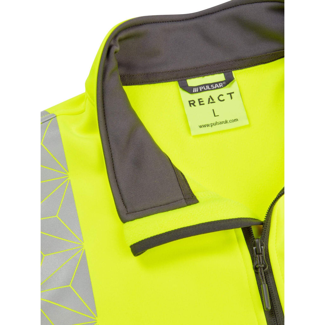 pulsar react rct804 mens yellow quarter zip Yellow 7 #colour_yellow