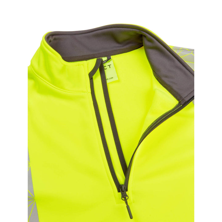 pulsar react rct804 mens yellow quarter zip Yellow 8 #colour_yellow