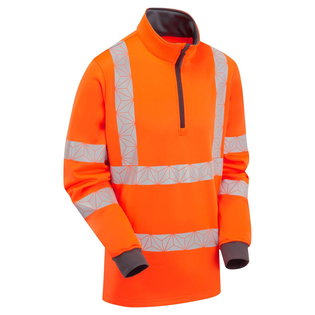 pulsar react rct805 mens orange quarter zip Orange 6 #colour_orange