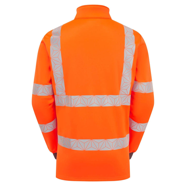 pulsar react rct805 mens orange quarter zip Orange 7 #colour_orange