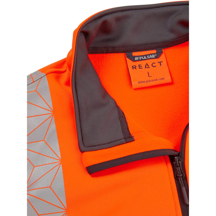 pulsar react rct805 mens orange quarter zip Orange 8 #colour_orange