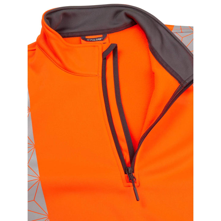 pulsar react rct805 mens orange quarter zip Orange 9 #colour_orange