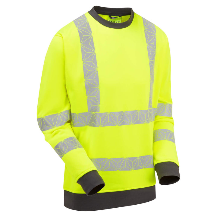 pulsar react rct806 mens yellow sweatshirt Yellow 2 #colour_yellow
