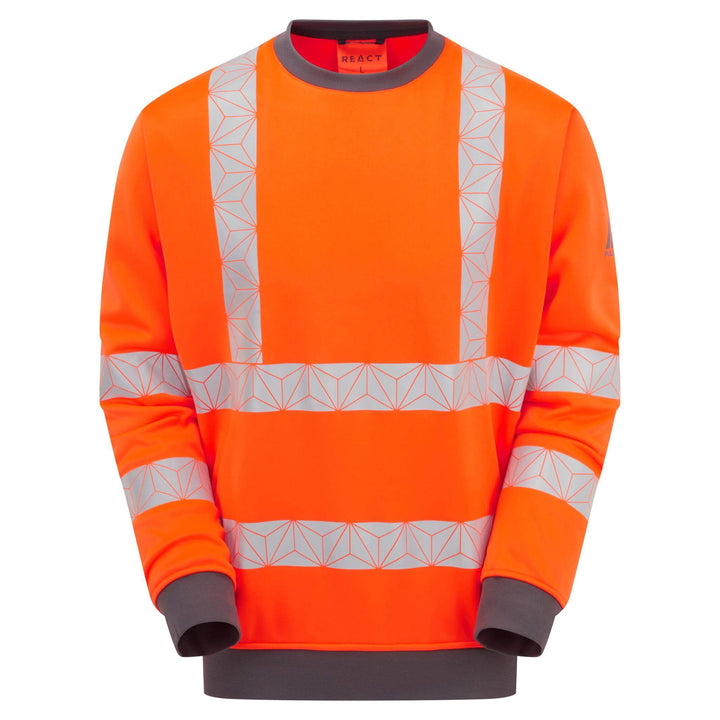 pulsar react rct807 mens orange sweatshirt Orange 6 #colour_orange
