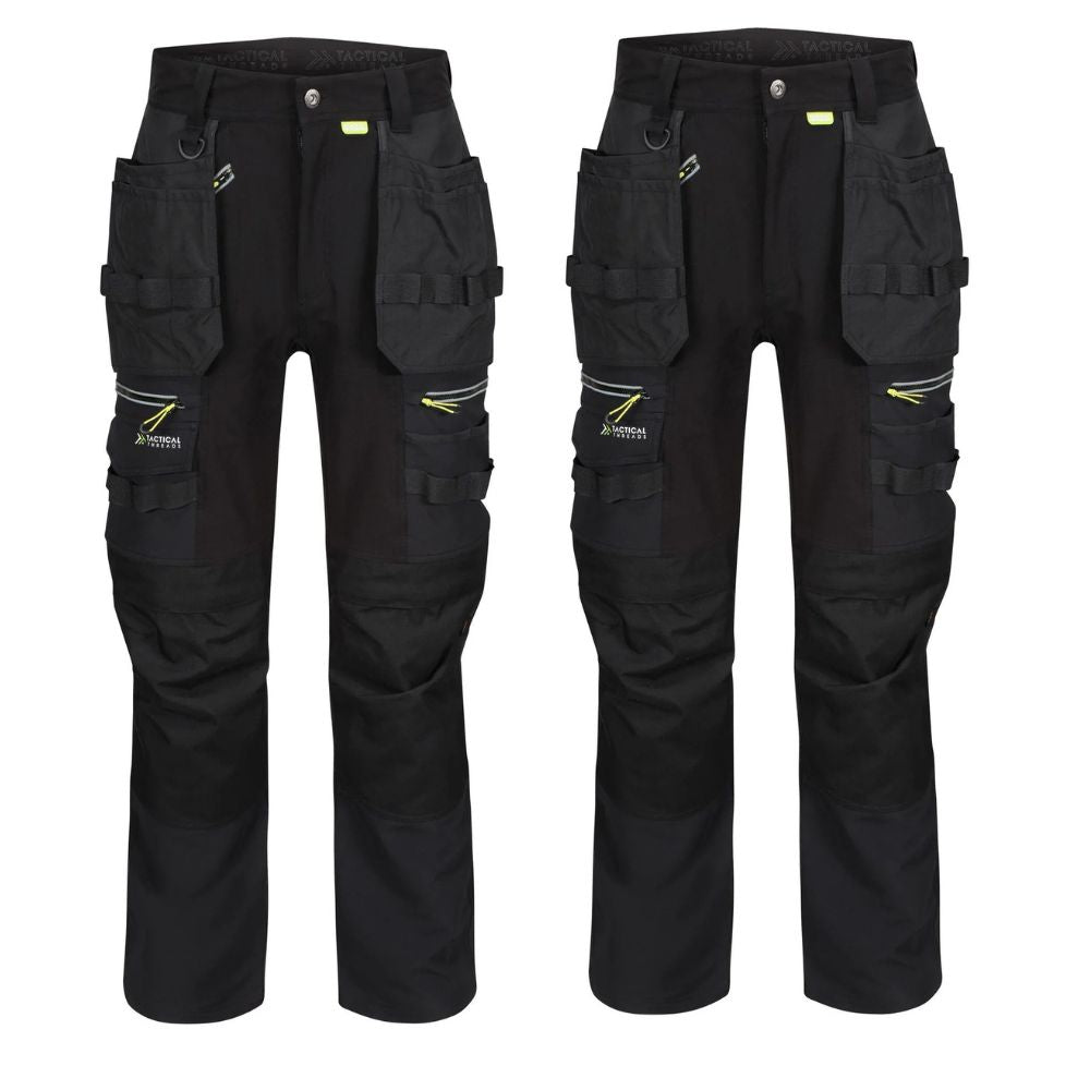 Regatta Professional Mens Infiltrate Softshell Stretch Trousers Black 1