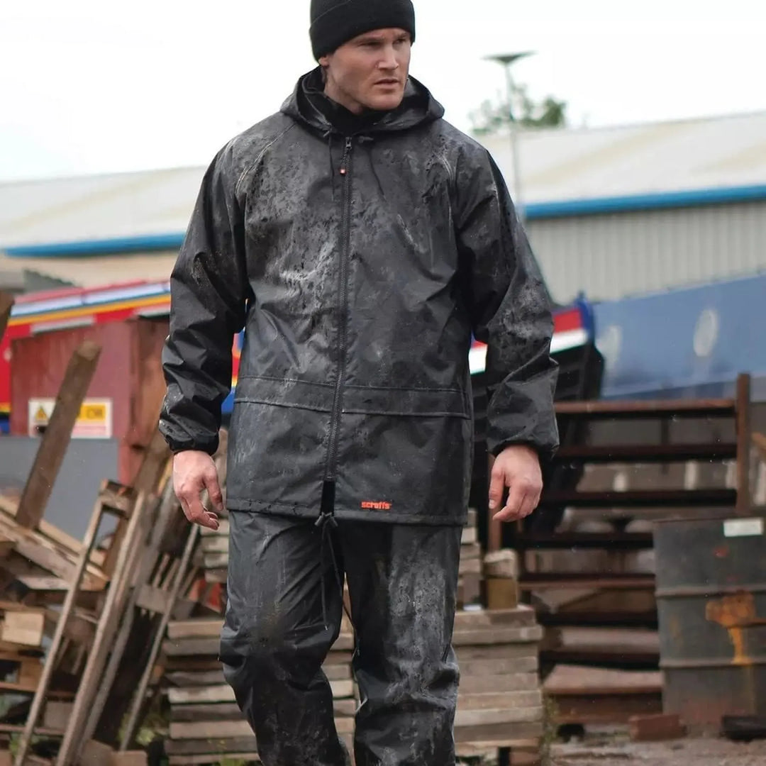 Scruffs 2-Piece Waterproof Suit Black — Product Detail 4 