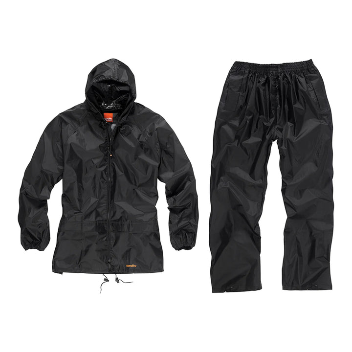 Scruffs 2-Piece Waterproof Suit Black — Hero 