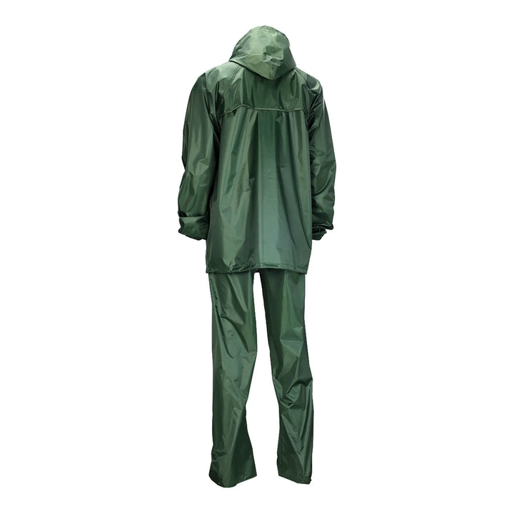 Scruffs 2-Piece Waterproof Suit Green — Back View 