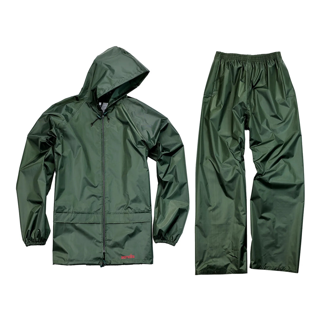 Scruffs 2-Piece Waterproof Suit Green — Hero 