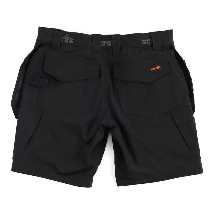 Scruffs Alverton 8 Inch Shorts Black — Product Detail 1 