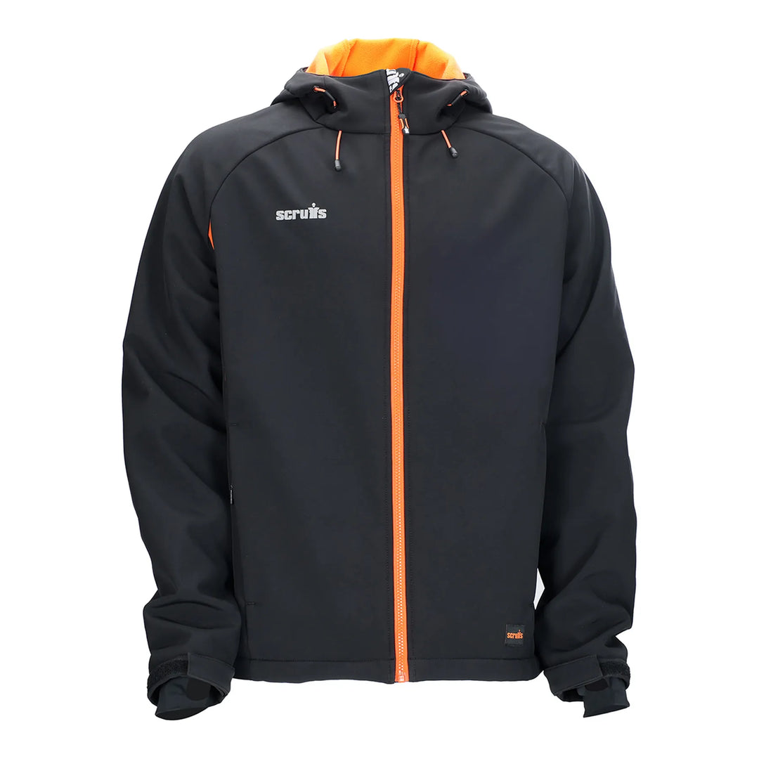 Scruffs Bradfield Softshell Jacket Black — Hero #colour_black