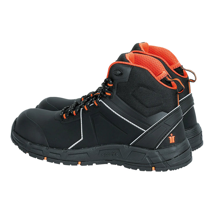 Scruffs Coldwell S3L ESD Lightweight Boots Black — Side View 