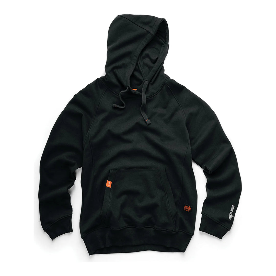 Scruffs Eco Worker Hoodie Black — Hero 