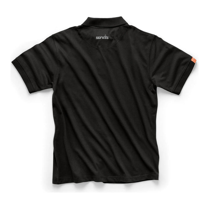 Scruffs Eco Worker Polo Shirt Black — Product Detail 1 