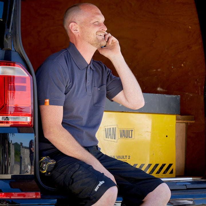 Scruffs Eco Worker Polo Shirt Navy — Product Detail 402 