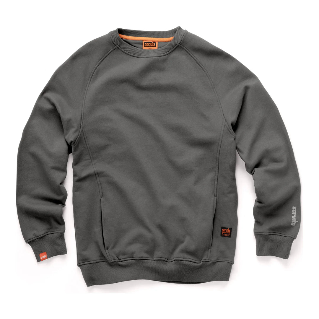 Scruffs Eco Worker Sweatshirt Graphite — Hero #colour_graphite