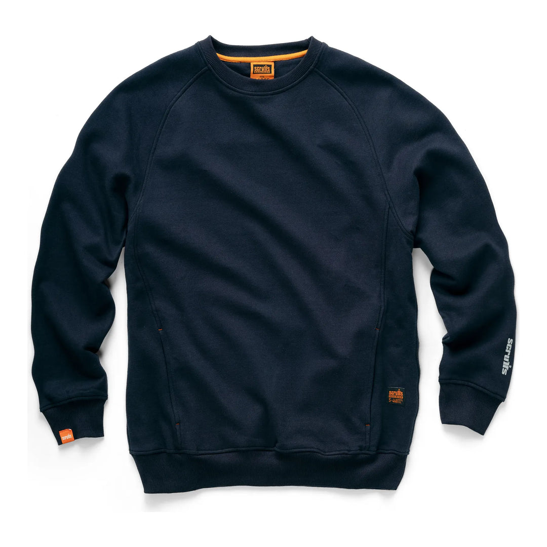 Scruffs Eco Worker Sweatshirt Navy — Hero 
