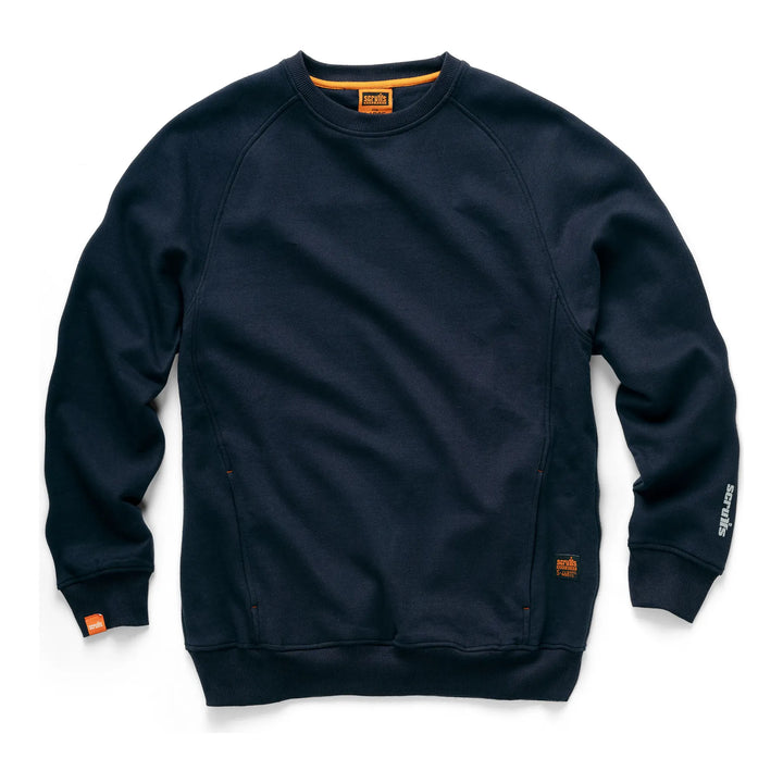 Scruffs Eco Worker Sweatshirt Navy — Hero 