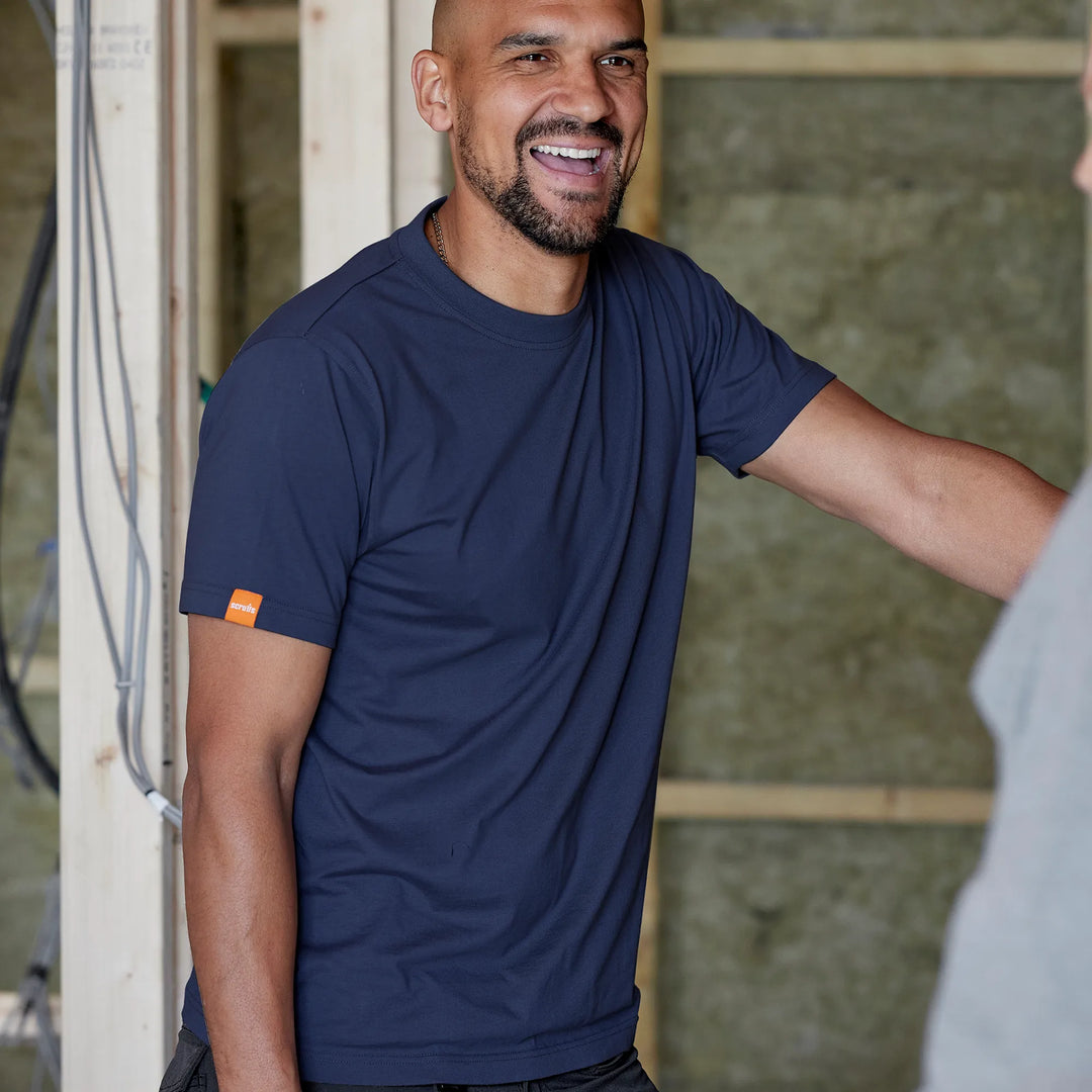Scruffs Eco Worker T-Shirt Navy — Product Detail 2 