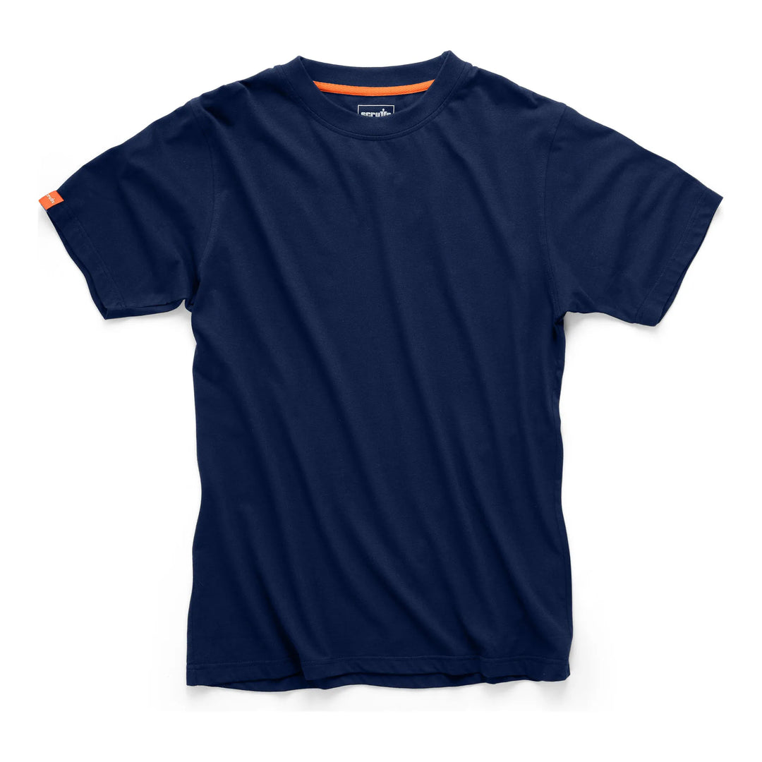 Scruffs Eco Worker T-Shirt Navy — Hero 