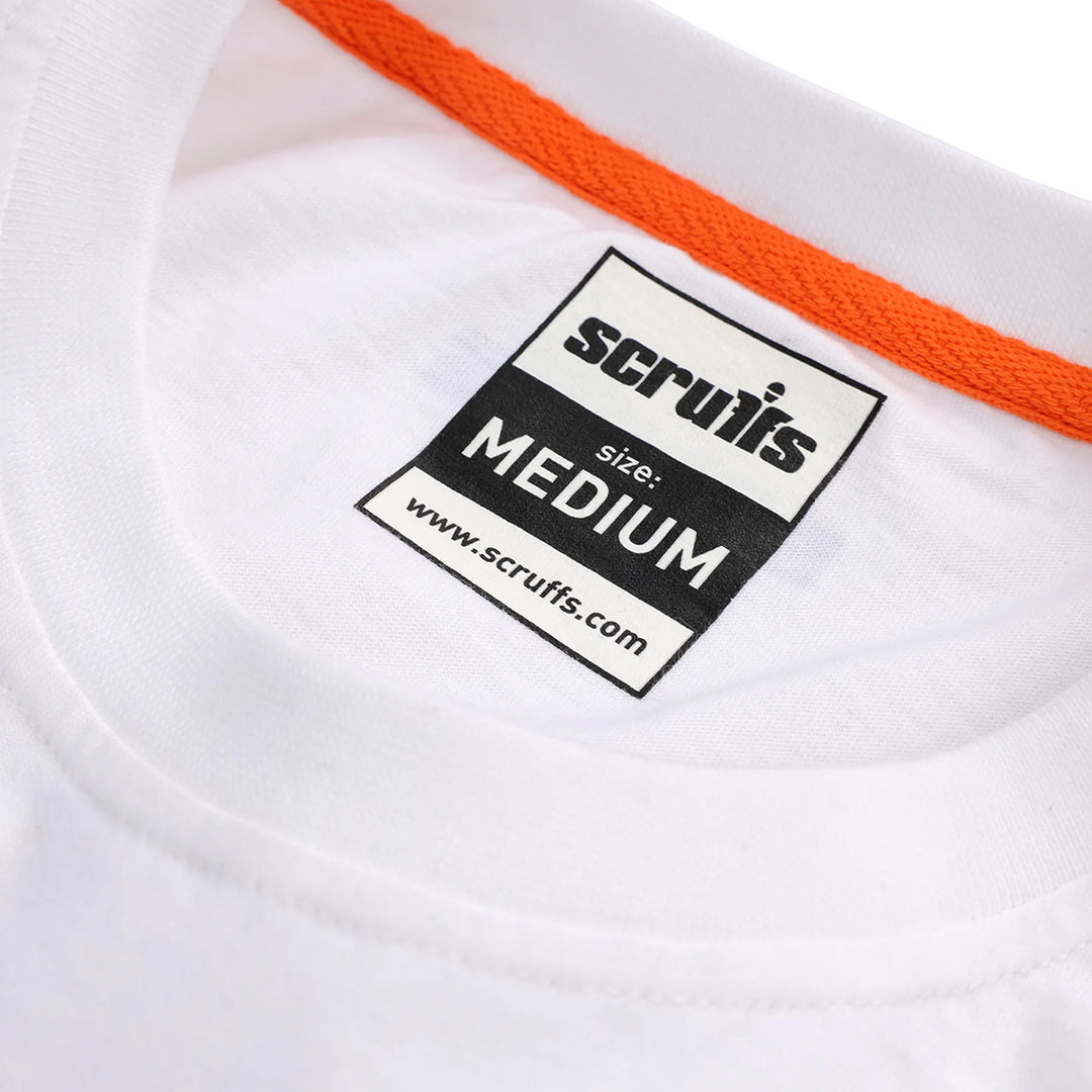 Scruffs Eco Worker T-Shirt White — Product Detail 6 