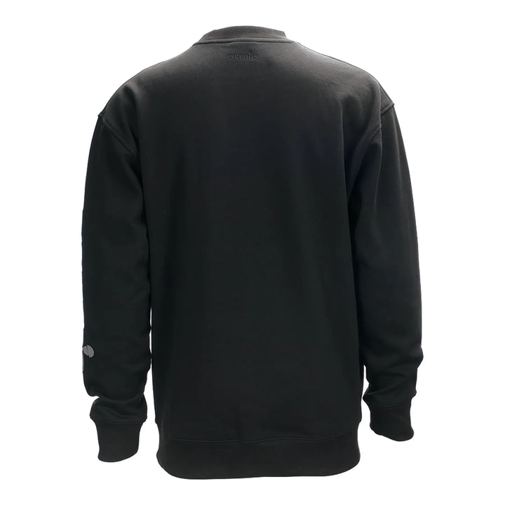 Scruffs Fintry Sweatshirt Black — Back View 