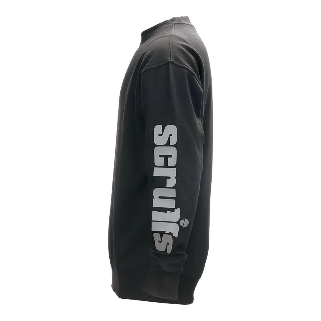 Scruffs Fintry Sweatshirt Black — Side View 