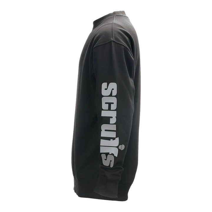 Scruffs Fintry Sweatshirt Black — Side View 