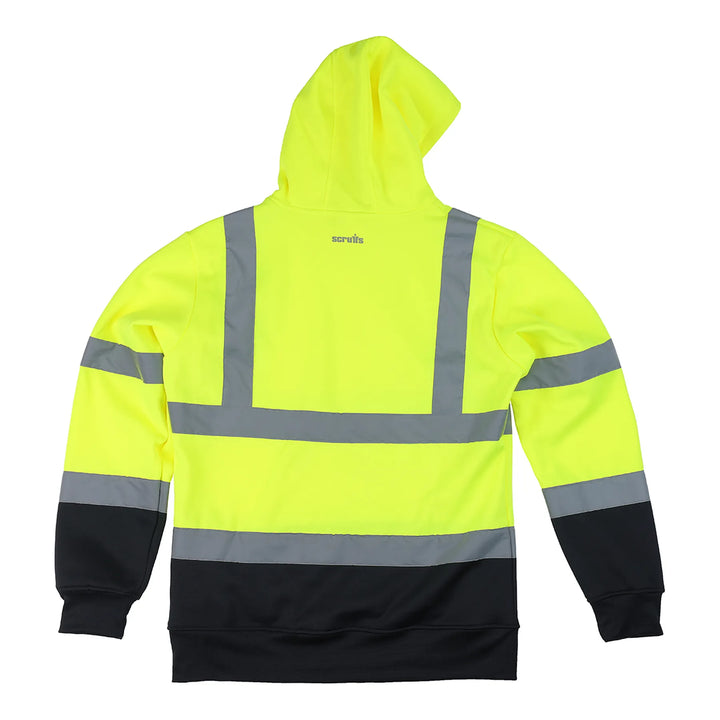 Scruffs Hi-Vis Hoodie Yellow/Navy — Product Detail 401 