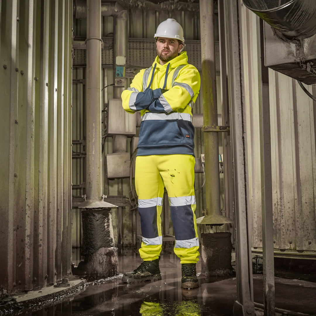 Scruffs Hi-Vis Hoodie Yellow/Navy — Product Detail 403 