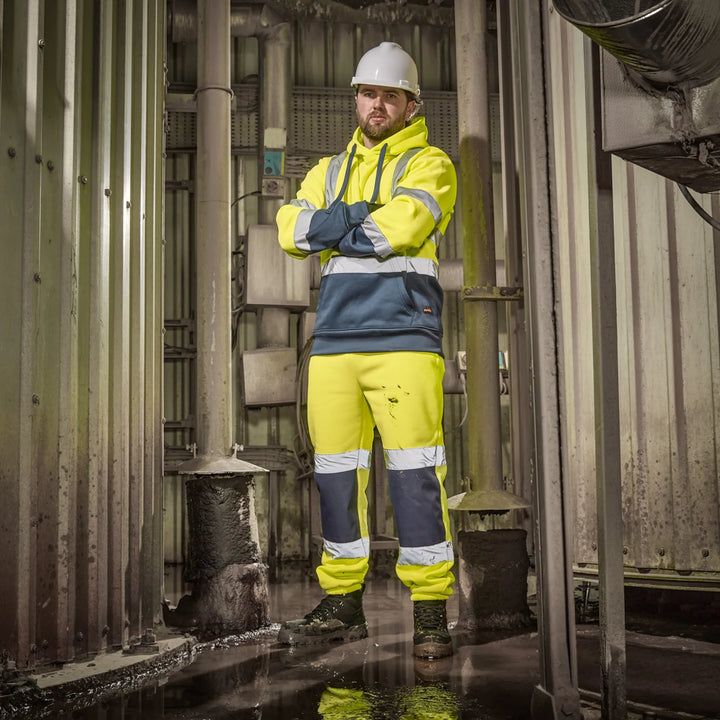 Scruffs Hi-Vis Hoodie Yellow/Navy — Product Detail 403 