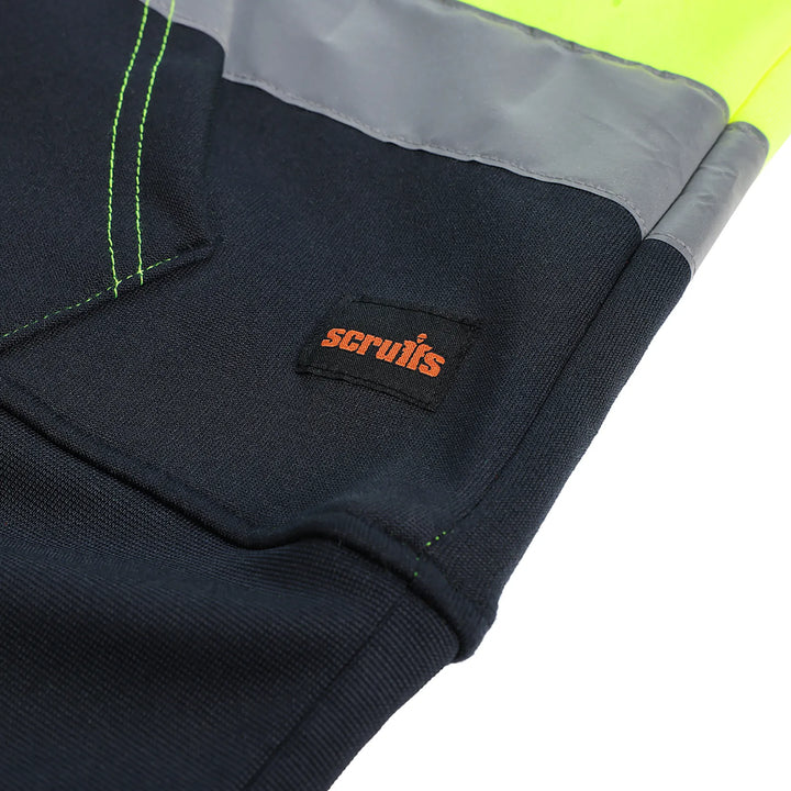 Scruffs Hi-Vis Hoodie Yellow/Navy — Product Detail 409 