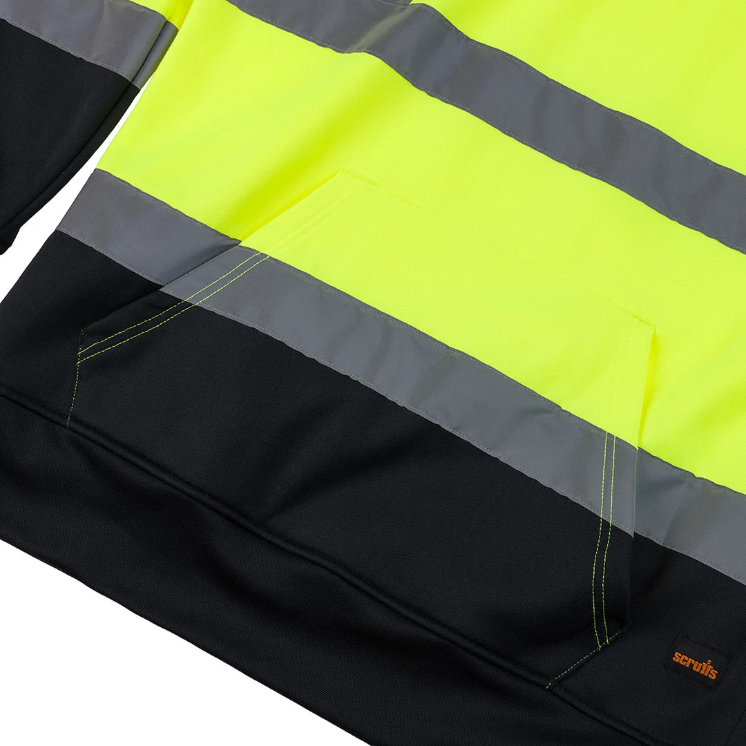 Scruffs Hi-Vis Hoodie Yellow/Navy — Product Detail 413 