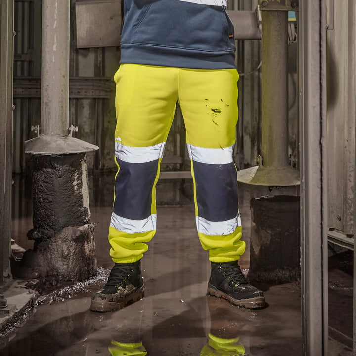 Scruffs Hi-Vis Joggers Yellow/Navy — Product Detail 402 