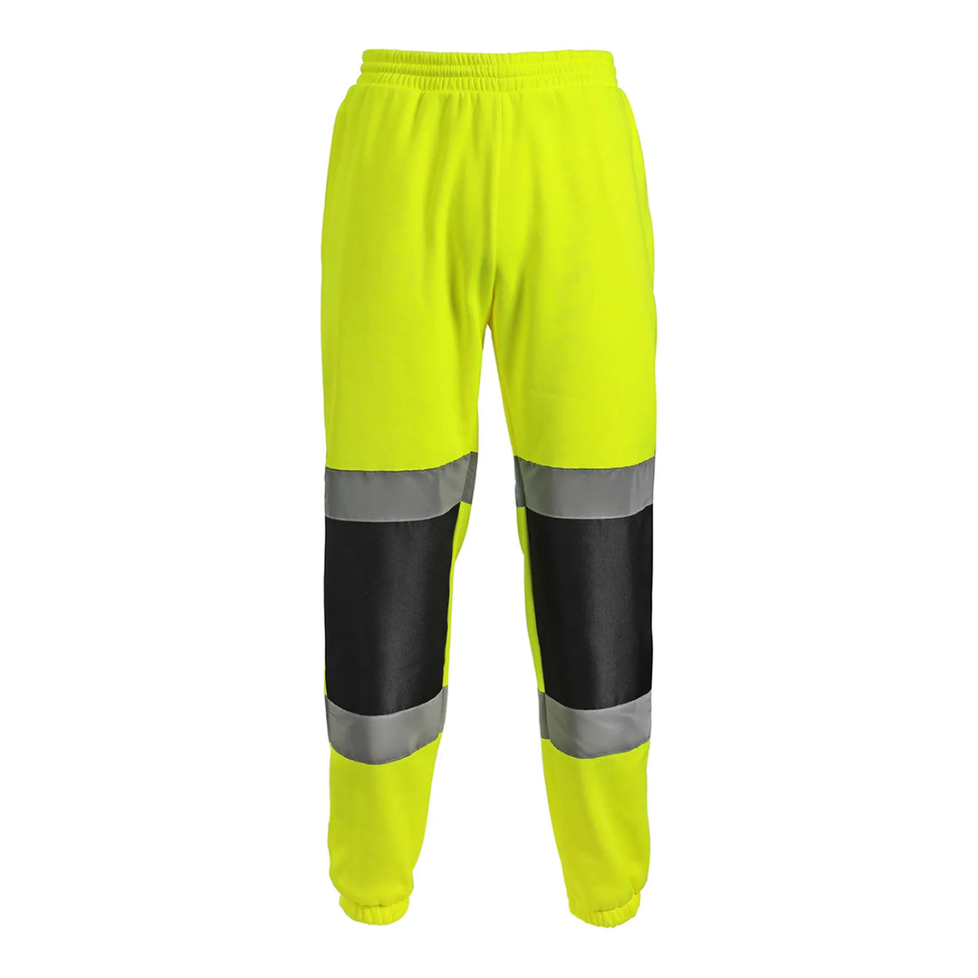 Scruffs Hi-Vis Joggers Yellow/Navy — Hero #colour_yellow-navy