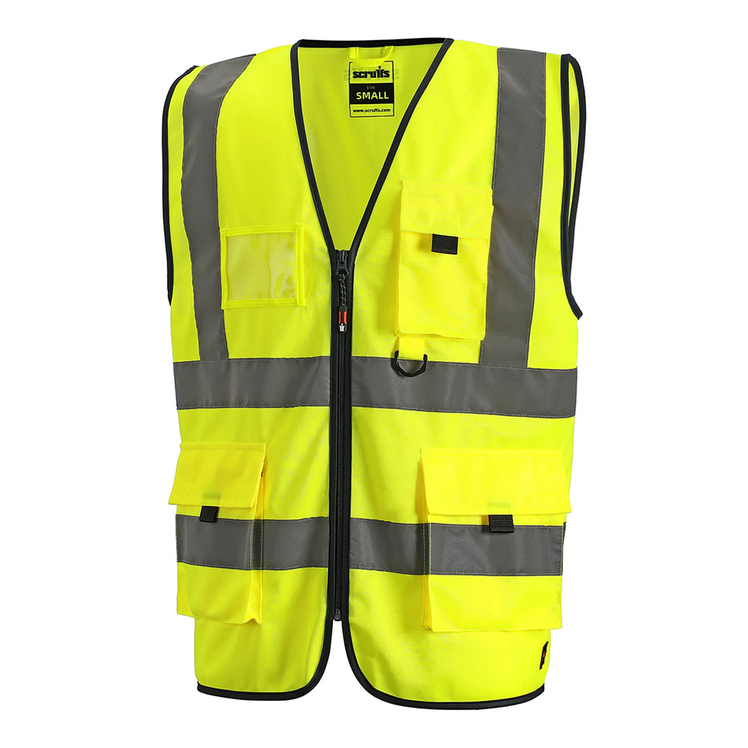 Scruffs Hi-Vis Technical Vest Yellow — Product Detail 409 