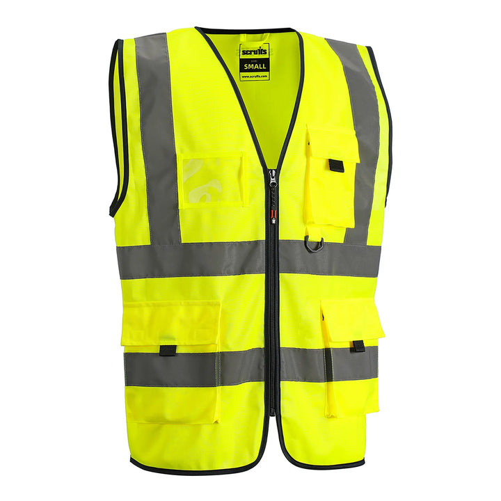 Scruffs Hi-Vis Technical Vest Yellow — Product Detail 411 