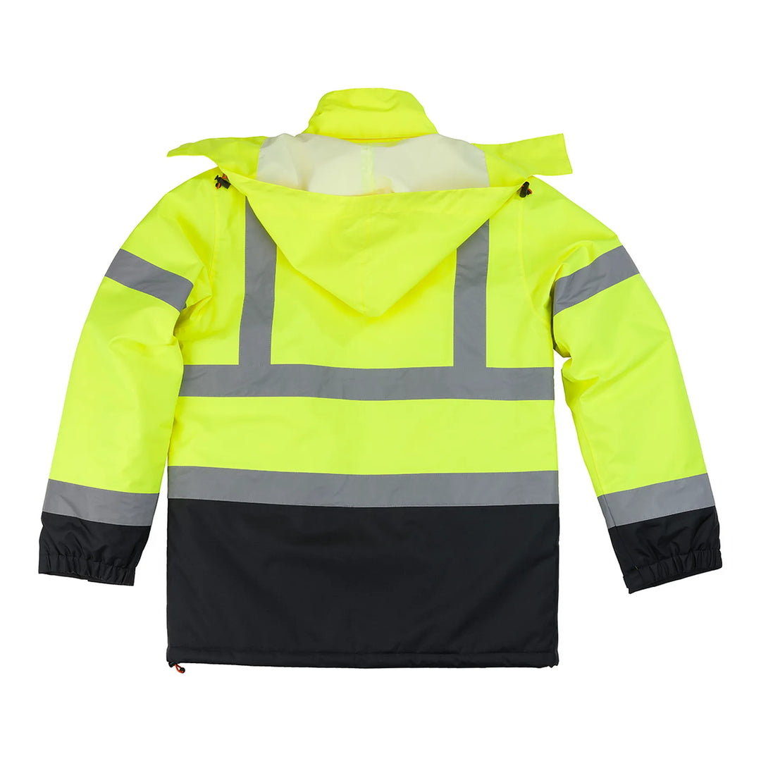 Scruffs Hi-Vis Waterproof Jacket Yellow/Navy — Product Detail 401 