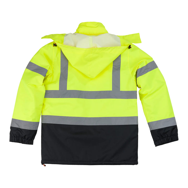 Scruffs Hi-Vis Waterproof Jacket Yellow/Navy — Product Detail 401 